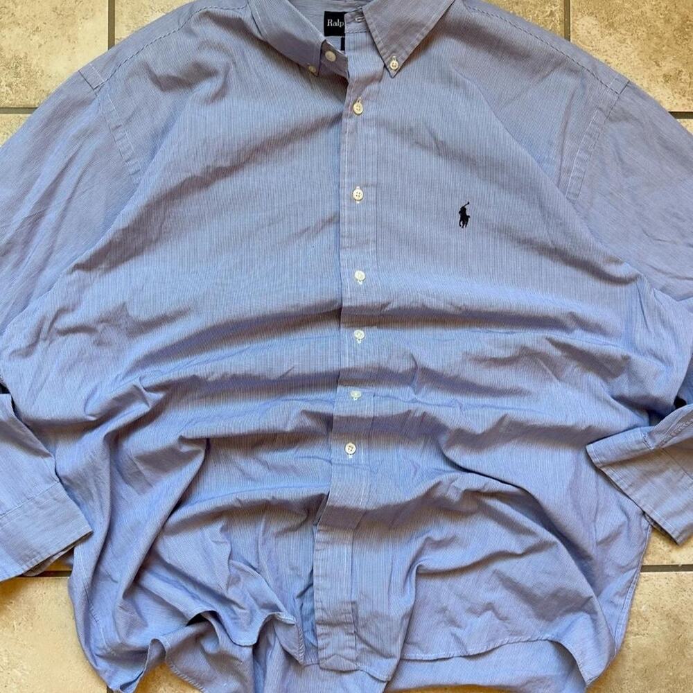 Ralph Lauren Long Sleeve Dress Shirt - Size XL (17 1/2 34/35)